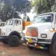 illegal transportation of sand Three tipper lorries seized in ripponpet