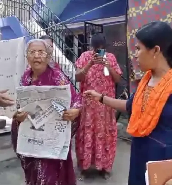 Children lock up their mother for property