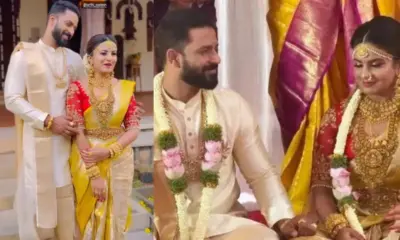 Karthik Mahesh And Namratha Gowda in wedding dress For Ad Shoot