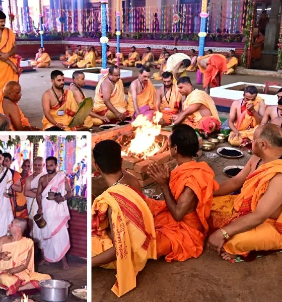 Shishya Sweekara Mahotsav in Shri Swarnavalli Maha Samsthana matha