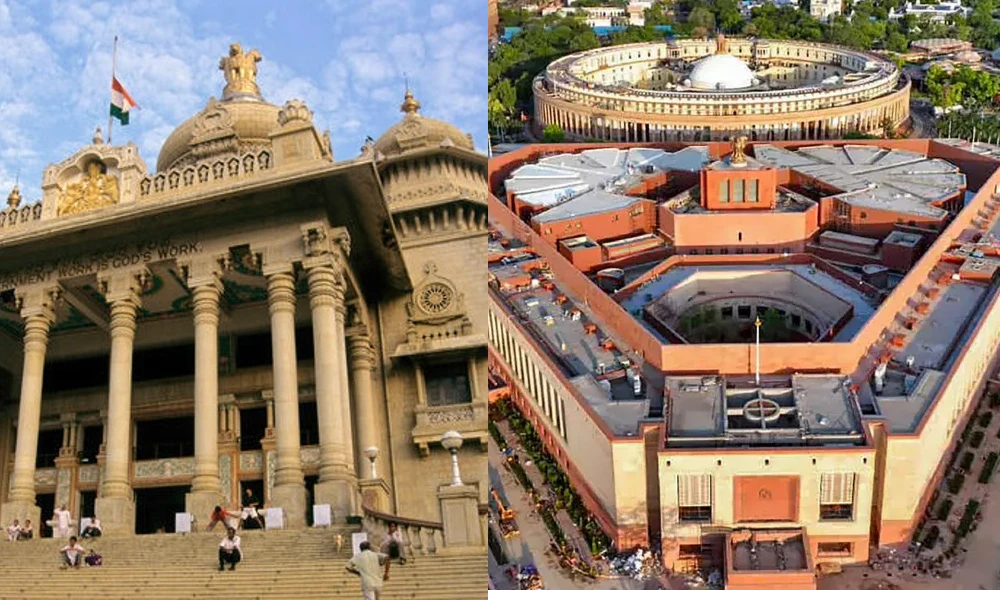 vidhanasoudha and parliament