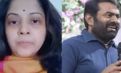 Actress Vijayalakshmi threatens to end her life against politician Seeman