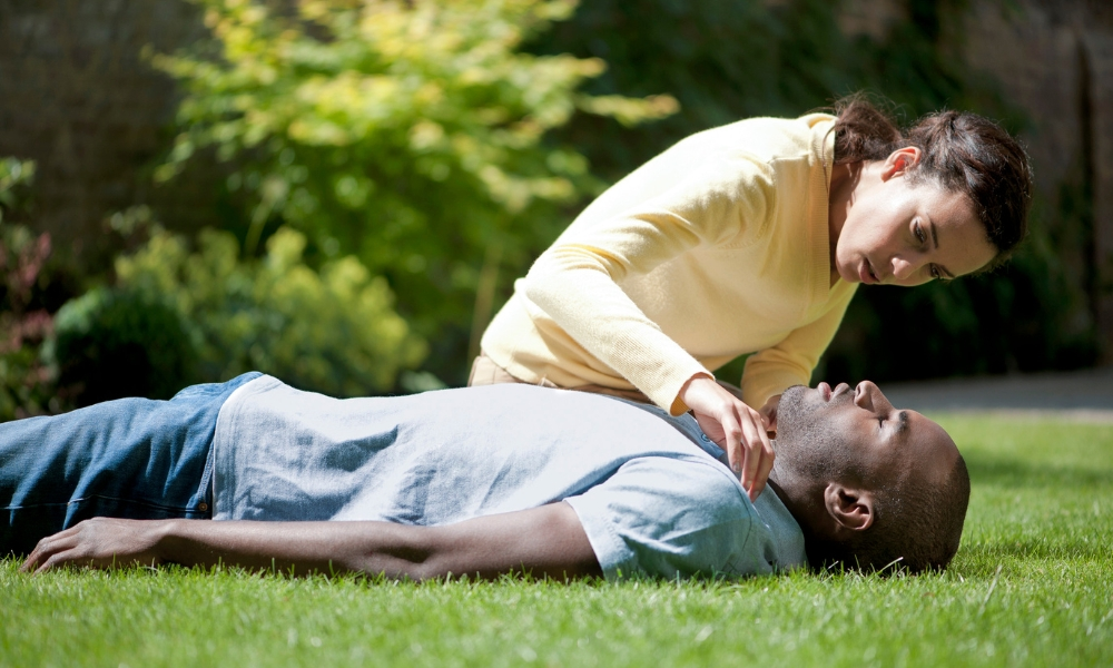 Adult cardiopulmonary resuscitation (CPR).