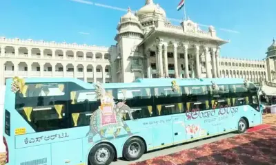 Ambari and pallakki bus travel is safe KSRTC assures bomb threat