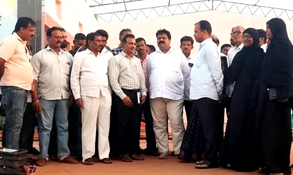 Banavasi Kadambotsava Minister Mankala Vaidya inspected the preparations