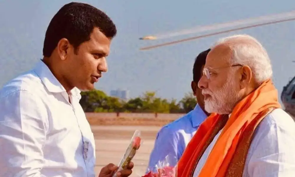 Lok Sabha Election 2024 Captain Brijesh Chowta with PM Narendra Modi