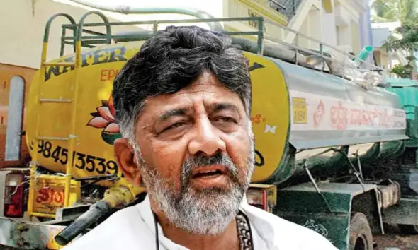 Water crisis Bengaluru borewell water supply tankers to be handed over to govt DK Shivakumar