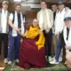 England team players meet Dalai Lama in Dharamsala