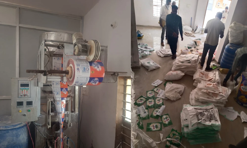 Sale of fake detergent powders in branded name! Police expose theft