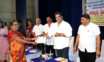 MLA Satish k Sail distributed the work order letters to the beneficiaries at karwar