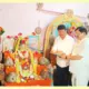 MP B Y Raghavendra visit Konandur Sri Shivalingeshwara Bruhanmath near ripponpet