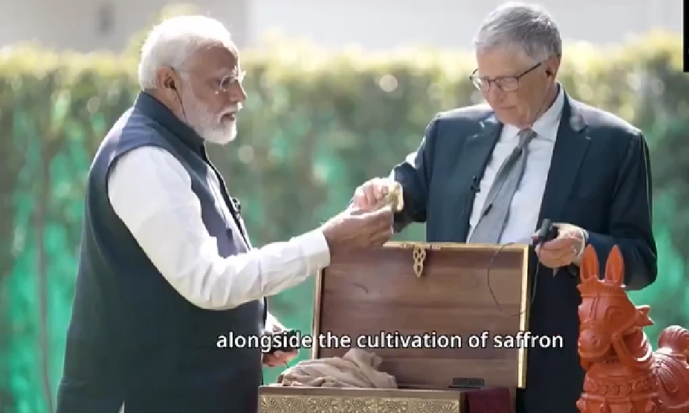 Narendra Modi And Bill Gates