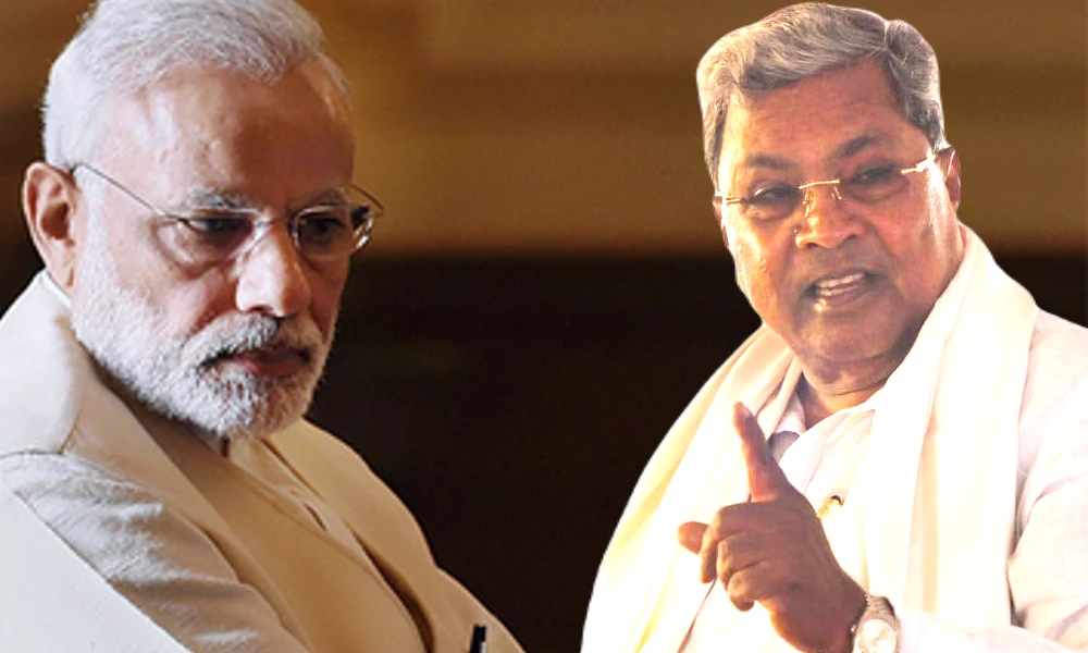 CM Siddaramaiah questions PM Narendra Modi