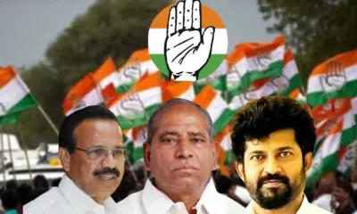 Lok Sabha Election 2024 Pratap Simha sanganna Karadi DV Sadananda Gowda to get Congress ticket and congress Flags in background