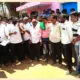 Protest demanding adequate power supply in Banavasi