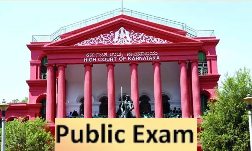 Public Exam Karnataka High Court
