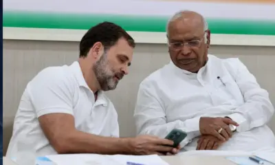 Rahul Gandhi And Mallikarjun Kharge