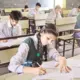 Students writing SSLC Exam in Examination centre