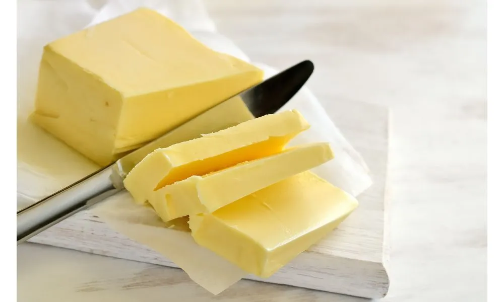 Slicing Block of Butter
