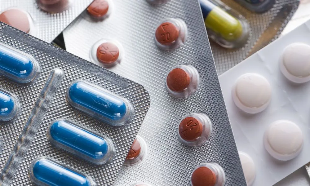 Tablets Pills Capsules Heap Packaging Medicine Medical Antibioti