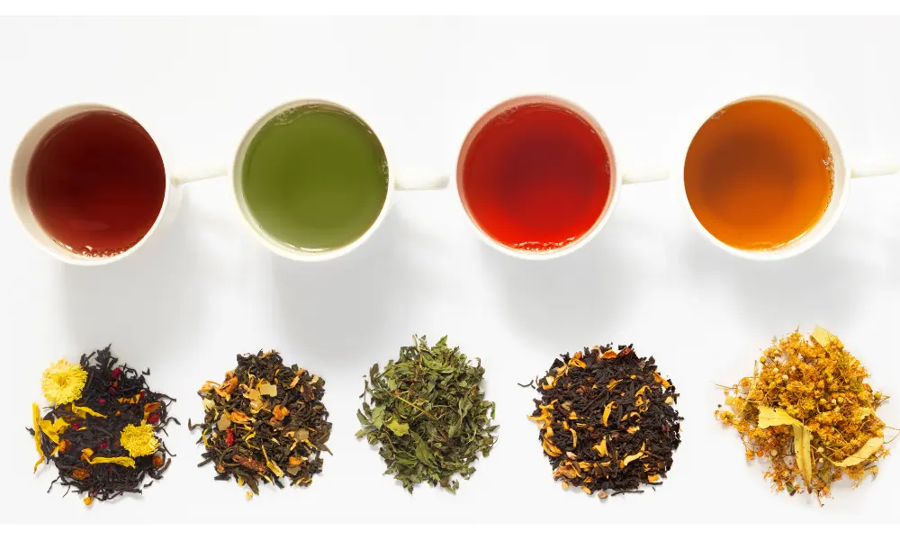 Various Flavors of Tea