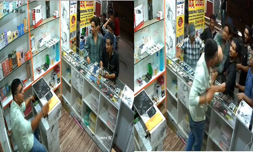Youth attacked for playing bhajan at mobile shop in Nagaratpet