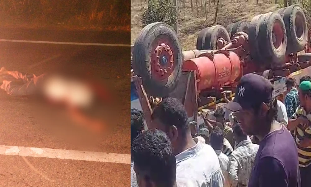 Two deaed in road accidents in Davangere and Chamarajanagar
