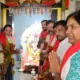 Davangere Lok Sabha constituency BJP candidate Gayatri Siddeshwar visit Suragondanakoppa