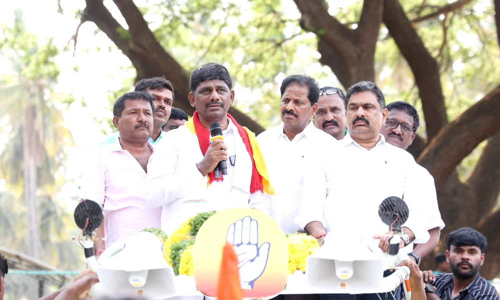 MP DK Suresh election campaign in various places of Channapattana