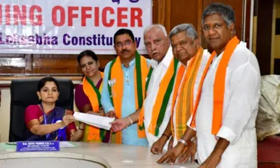 Pralhad Joshi filed Nomination for Dharwad Lok Sabha Constituency