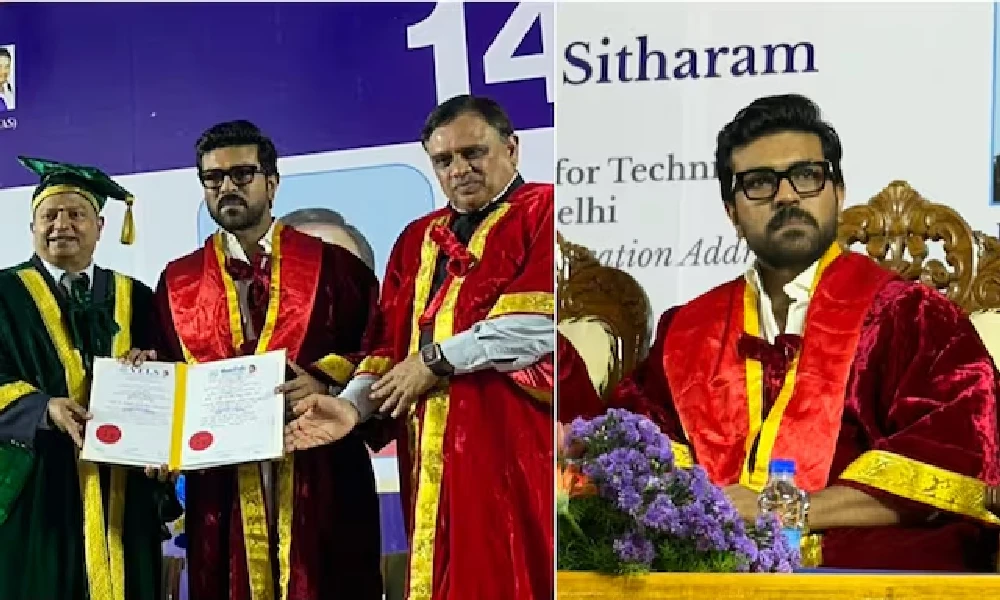 Ram Charan awarded honorary doctorate
