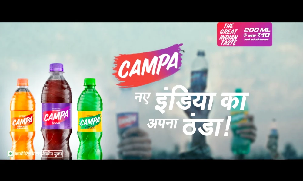 Reliance launched a new campaign for Campa-Cola
