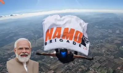 Sky Diving For Modi