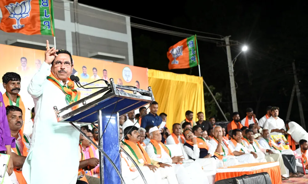 Union Minister Pralhad Joshi election campaign in Shiggavi