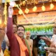 Union Minister Pralhad Joshi visit Sri Nuggikeri Anjaneya Swamy Temple in dharwad