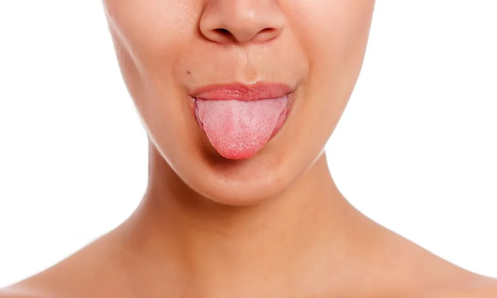 Woman's tongue