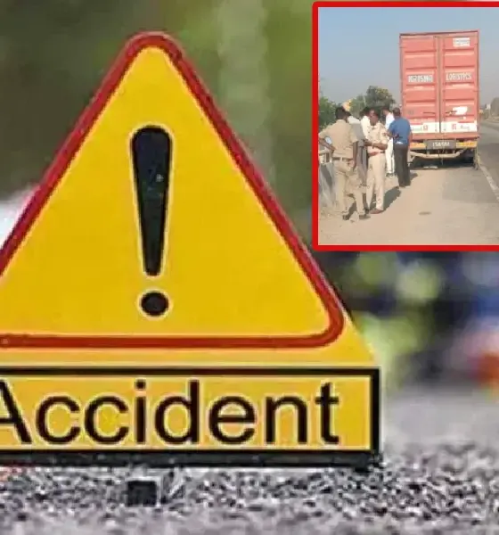 road Accident in kolar evm