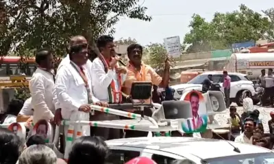 Ballari Lok Sabha constituency Congress candidate E Tukaram election campaign in Kuduthini