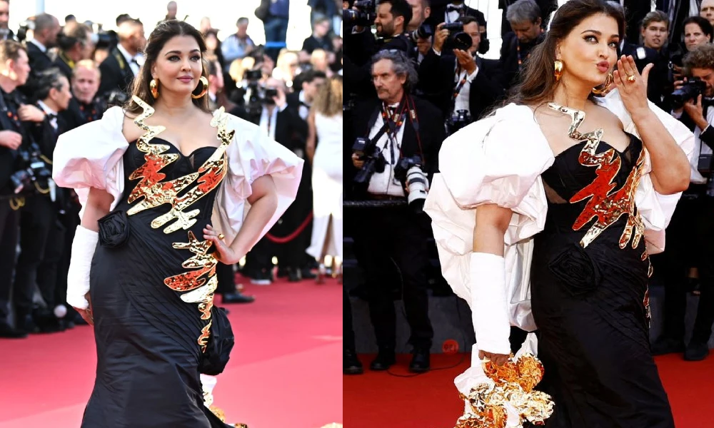 Cannes 2024 Aishwarya Rai turns lady in black in Falguni