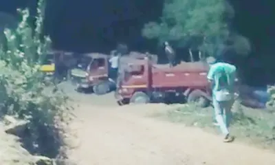 Illegal sand mining