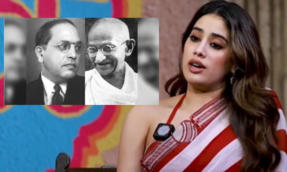 Janhvi Kapoor views on Gandhi Ambedkar casteism