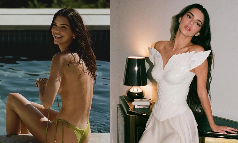 Kendall Jenner American model flaunted