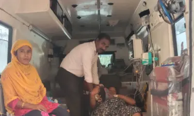 kodagu News Woman gives birth to baby in ambulance