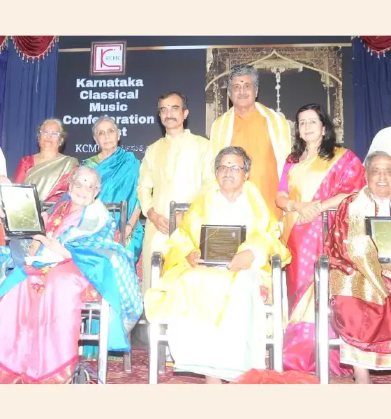 Mysore Vasudevacharya Memorial Music utsav Vidwat Sabha and award ceremony