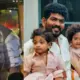 Actress Nayanthara twin sons on auto ride