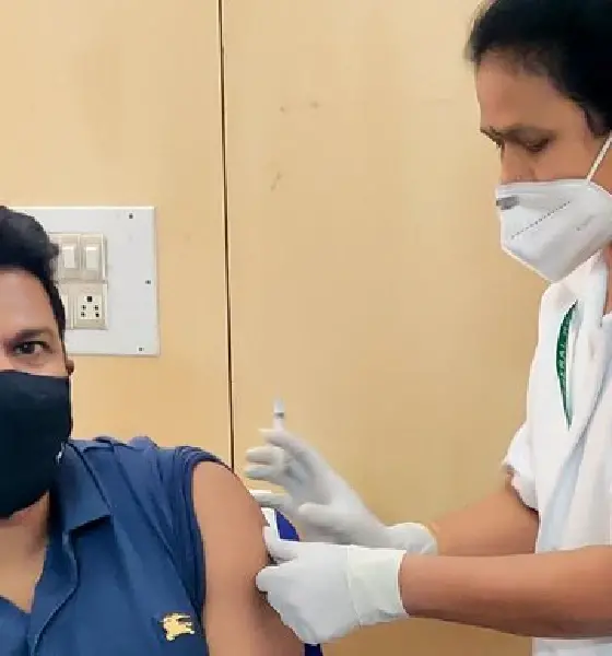 Covishield vaccine Puneeth Rakumar