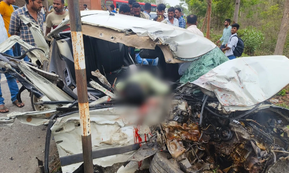 road Accident in Mandya