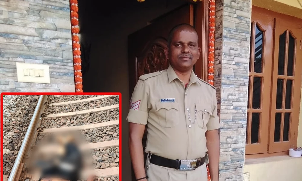 Constable Death commits suicide by hanging himself from train