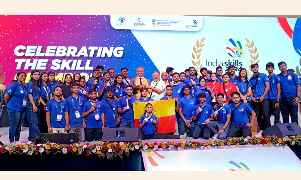 Toyota Technical Training Institute students Excellent performance in India Skills Competition 2024