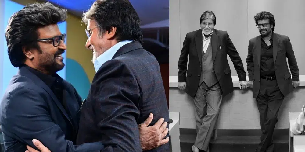 Vettaiyan Movie Rajinikanth And Amitabh Bachchan Poses Together